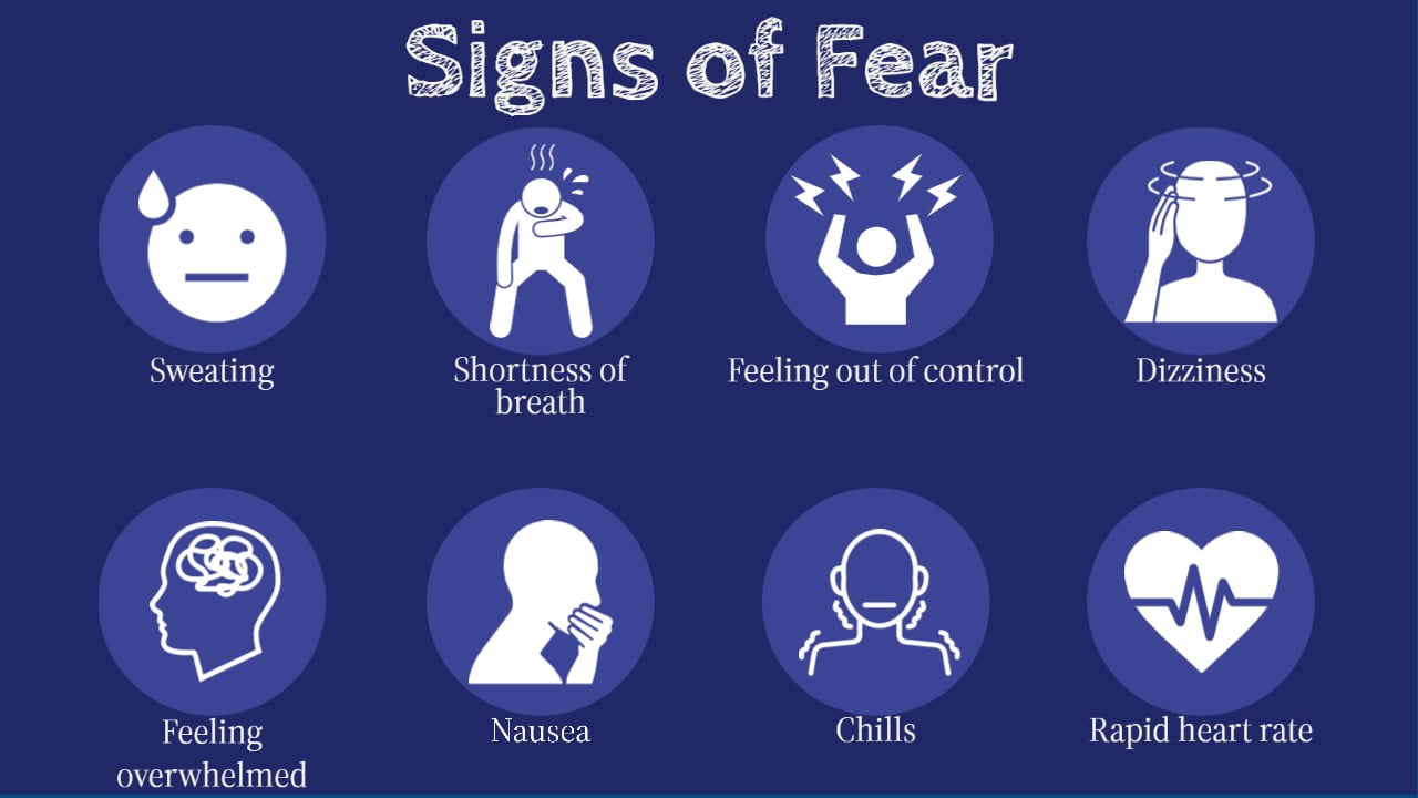 some of the signs of fear