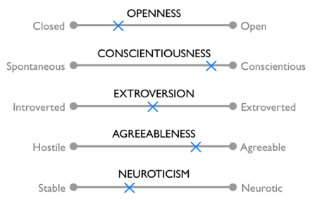 big five personality scale